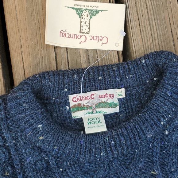 Celtic Country Wool Sweater - Picture 3 of 4